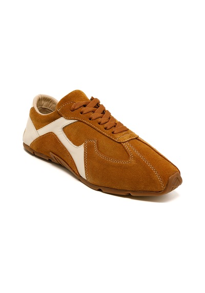 Sneaker Günlük Kadın Rc-25y-187-mıu1005 John May Taba Süet-bej Cilt Taba Süet-bej Cilt Taba - Bej