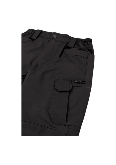 Single Sword Rüzgar Geçirmez Softshell Pantolon Siyah