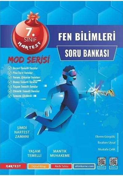 7. Sınıf Mod Fen Bilimleri Soru Bankası -  Nartest