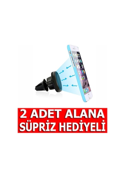 Oynar Başlıklı Mıknatıslı Telefon Tutucu Araç Içi Klima Izgara