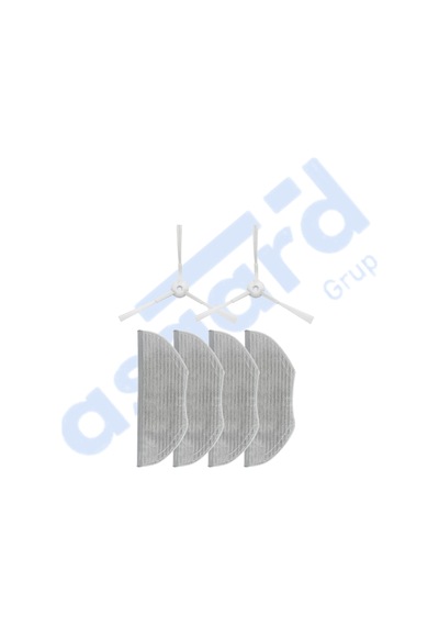 Xiaomi S10t Uyumlu 2 Yan Fırça 4 Mop Pkt-iasgf0000846