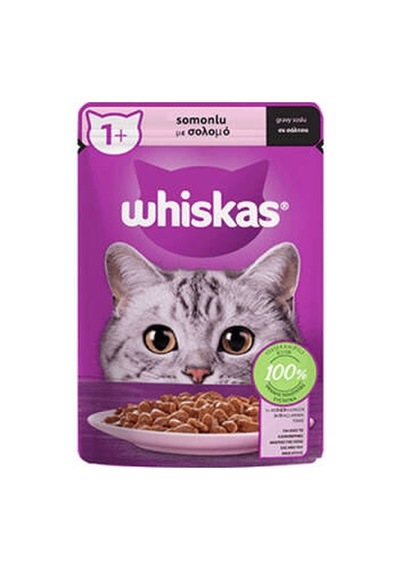 Pouch Sos İçinde Somonlu Yetişkin Kedi Konservesi 85 Gr