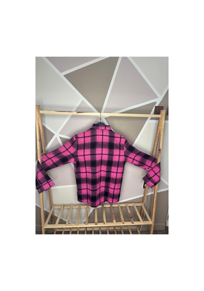 Mcz Giyim Pembe Renk Uzun Kollu Slim Fit Erkek Oduncu Gömleği