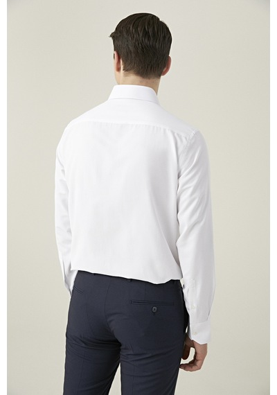 D'S Damat Ds Damat Comfort Beyaz Armürlü Gömlek 1hf022113100m Beyaz