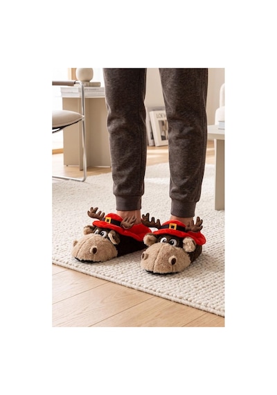 Twigy Twıgy Tw Dany Bej Erkek Hayvanlı Panduf 41/46