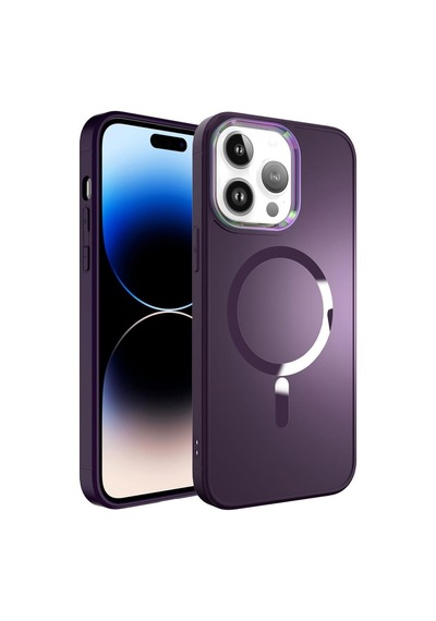 Apple Uyumlu iPhone  14 Pro Max Kılıf Magsafe Wireless Şarj Özellikli Stil Kapak