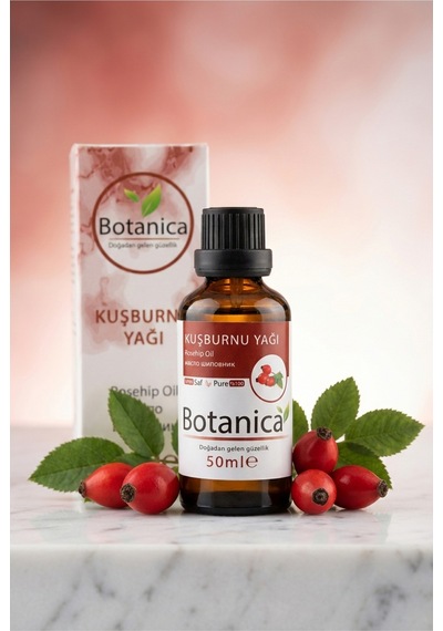 Botanica %100 Saf Kuşburnu Yağı Onarıcı Cilt Yenileme Besleyici Doğal Bitkisel Bakım 50 Ml 50 ML