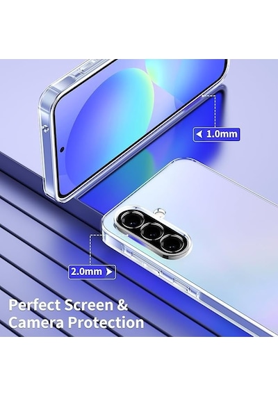 Ceptecepnet Tecno Camon 20 / 20 Pro İle Uyumlu Özel Tasarım Baskılı Kamera Korumalı Şeffaf Telefon Kılıfı 3