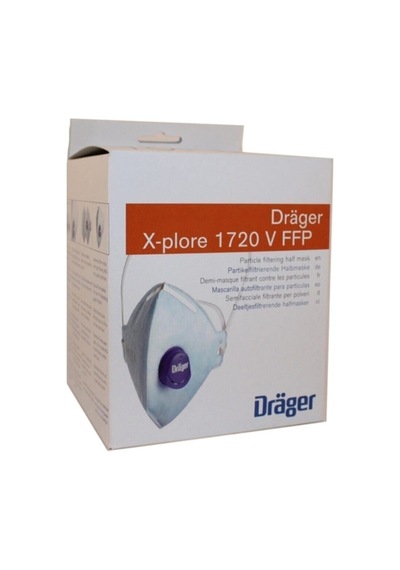 Drager X-plore 1720 V Ffp2 Koruyucu Maske En149 En95 10'lu Paket