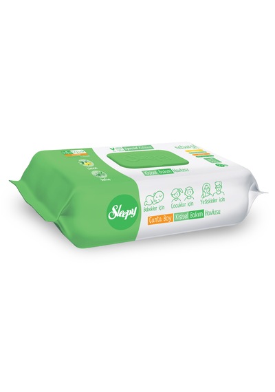Sleepy Natural Kişisel Bakım Havlusu Çanta Boy 25 Yaprak Tekli