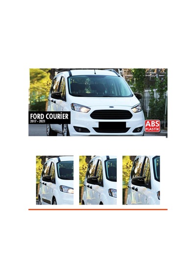 Courier Batman Ayna Kapağı Piano Black / 2018-2021
