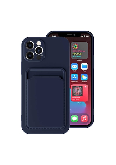 Apple Uyumlu iPhone 12 Pro Max Ofix Kılıf lacivert Lacivert