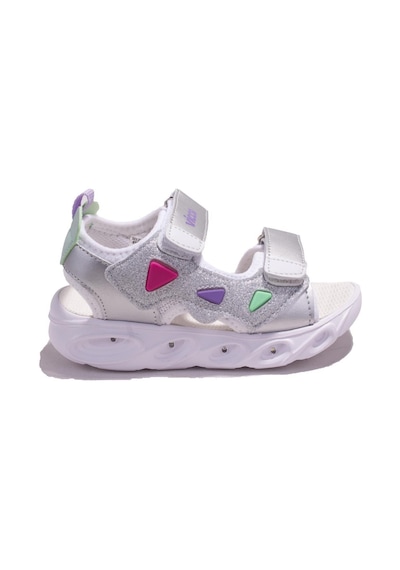 Vicco 321f24y204 Hilda Beyaz Ortopedik Günlük Işıklı Kız Çocuk Spor Sandalet Beıge Bej