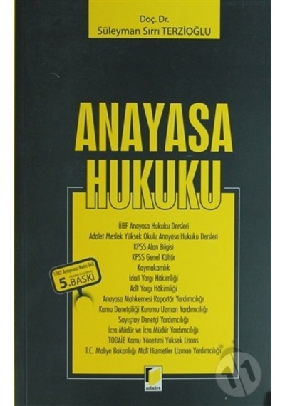 Anayasa Hukuku-Süleyman Sırrı Terzioğlu
