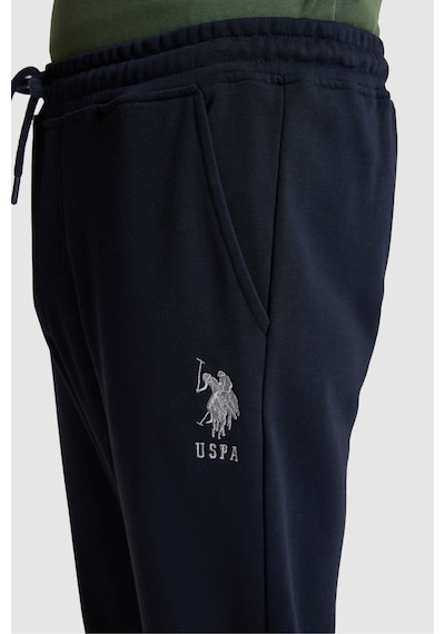 U.S. Polo Assn. Erkek Lacivert Slim Fit Paçası Lastikli Eşofman Altı 50329410-vr033