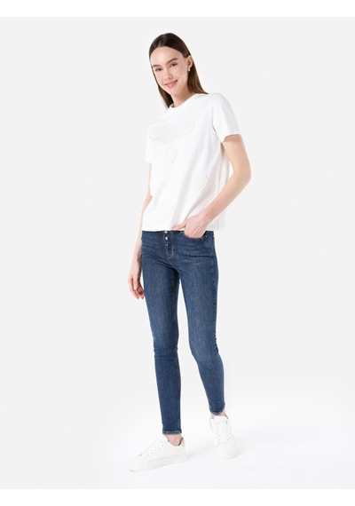 Colins Mavi Kadın Pantolon Cl1067481 Q1.v1 Dn43153 Mavi