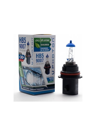 Photon Hb5 12v 65/55w 9007 Pr Ll %30 Fazla Işık 1 Adet Ph5597 L