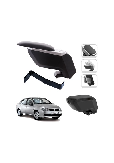 Mis Paket Renault Clio Symbol 1998-2013 Delmesiz Çelik Ayaklı Kolçak + Askılı Koku + Micro Fiber Bez + Torpido Süngeri
