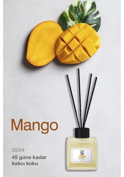 Rosıe Mango Reed Diffuser Çubuklu Oda Kokusu 100 Ml Fresh