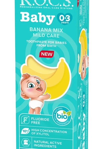 R.o.c.s. Baby Diş Macunu Muz Püresi Tadında 0-3 Yaş 45 Gr Temel Bakım