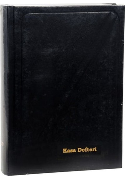 Kasa Defteri 17x24 368 Yaprak Siyah