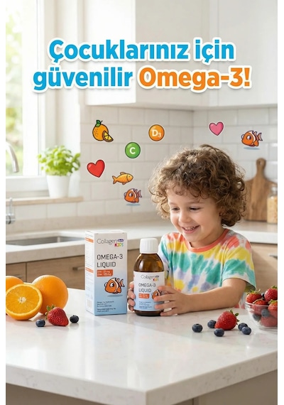 Collagen Forte Omega-3 Kids Liquid 150 ML