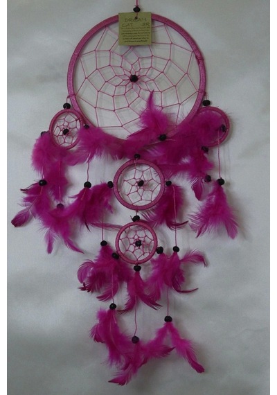 Dream Catcher Düş Kapanı Pembe 11 Cm