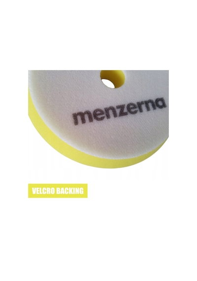 Menzerna Rotary Ve Orbital Uyumlu İnce Pasta Süngeri 130/150mm - Sarı Orta Çizik Giderici Ped