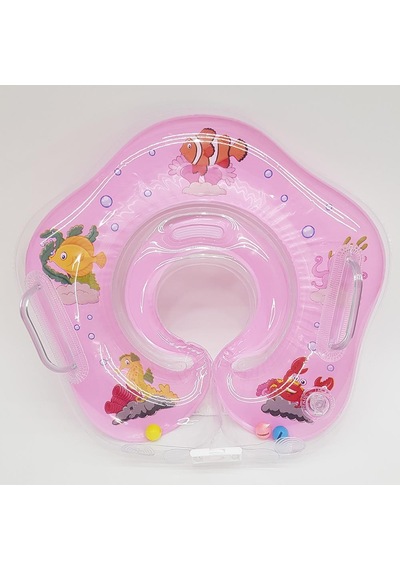 Bebek Yüzme Havuz Boyun Simidi - Pembe