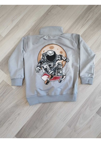 Modalı Çocuk Needmore Rtr0005 Astronot Baskılı Sweatshirt