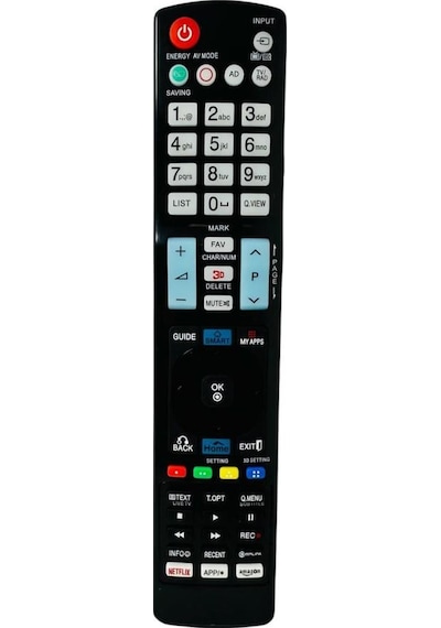 Lg Smart Lcd Led Tv Uyumlu Kumanda - Netflix Amazon Tuşlu