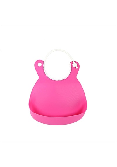 Sylar Çocuk Bebek Mama Önlüğü Dökülme Engelleyici Bükülebilir Pembe