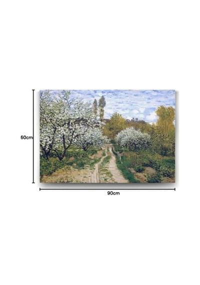 Claude Monet - Elma Ağaçları Tablosu - 90x60cm