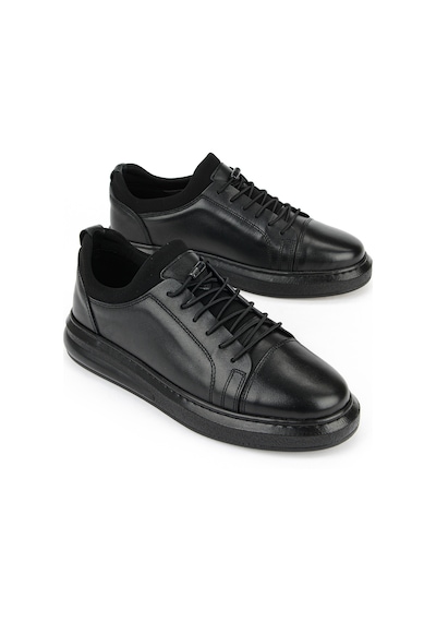 Ziya Erkek Hakiki Deri Sneaker 161423z79 Siyah 161423z79 000 40