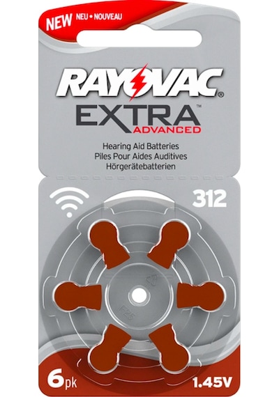 Rayovac Extra Advanced 312 Numara Pili 6 x 10'lu