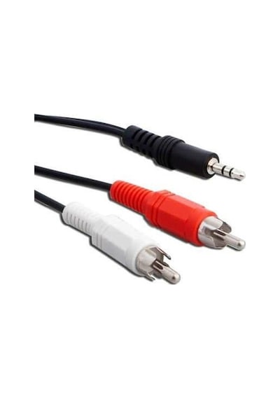1 5 Metre 2 Rca 1 Streo Aux Pc Bilgisayar Ses Sistem Kablosu