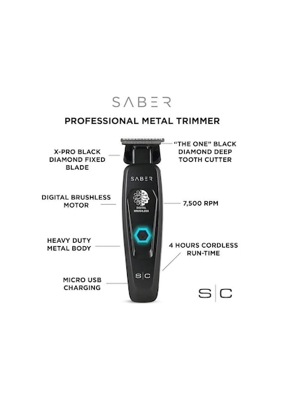 Gamma Piu Sc Style Craft Saber Tıraş Makinesi
