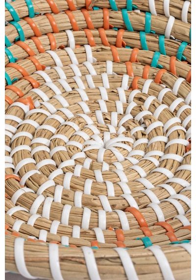 Koza Home Meander Bambu El Yapımı Turuncu Yıldız Duvar Tabağı Dekoru 25cm 8