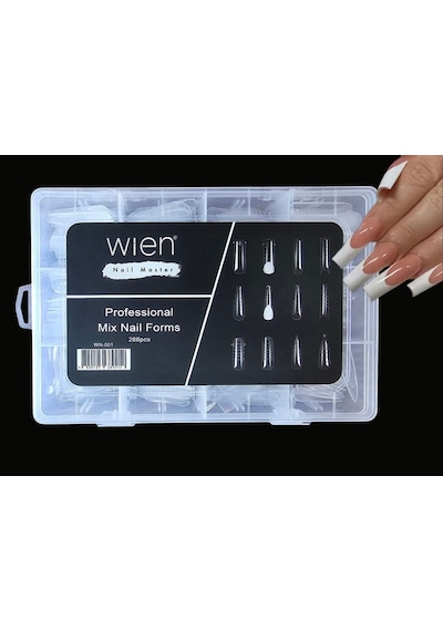 Protez Tırnak Üst Form Jel Polygel Acrygel - Akrijel Ve Polijel İçin Üst Form Şablon 288li Wn-001