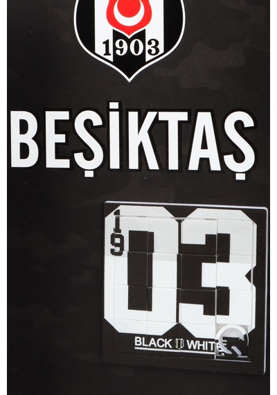 X Dekomus Lisanslı Beşiktaş Özel Tasarım Puzzle Figürlü Spiralli A5 Defter 80 Yaprak Altın