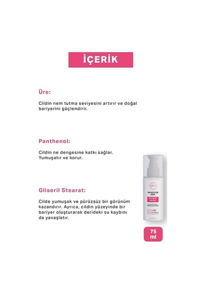 İd-t Pink Touch 50+spf Uvb+uva Broad Hafif Tonlu Pembe Dokunuş Güneş Koruyucu Yüz Kremi Su Bazlı