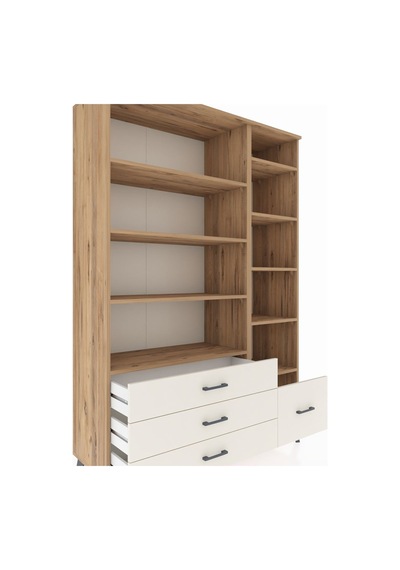 Hyperion Dolap 9 Raflı 4 Çekmeceli 132x44x195 Çam-çam/aytaşı Çam Hyperion Dolap 9 Raflı 4 Çekmeceli 132x44x195 Çam-çam/aytaşı Çam