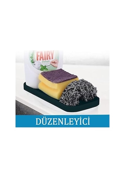 Sabunluk - Kaymaz Silikon Tabanlı Ve Tırtıklı Tasarım - Banyo Ve Mutfak Için Sabun Koruyucu Çok Renkli