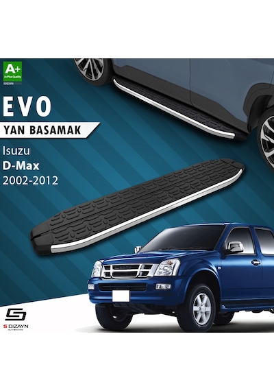 S-dizayn Isuzu D-max Evo Krom Yan Basamak 203 Cm 2002-2012