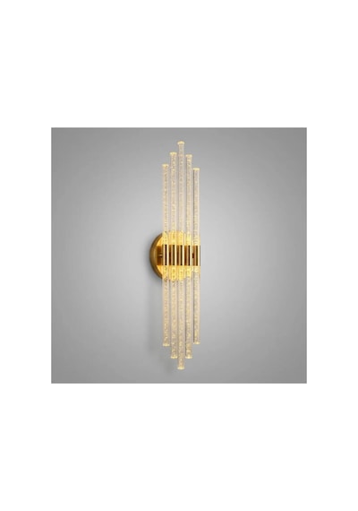 Bhbackhome Aura Medium 39 Cm Modern Tasarım Led Aplik - Duvar Lambası - Gold - Günışığı Gold Günışığı Led