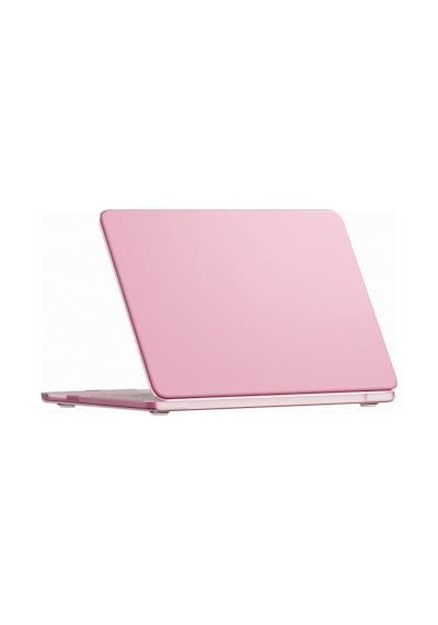 Apple Macbook Neo 13' A3404 Zore Msoft Kristal Kapak Pembe