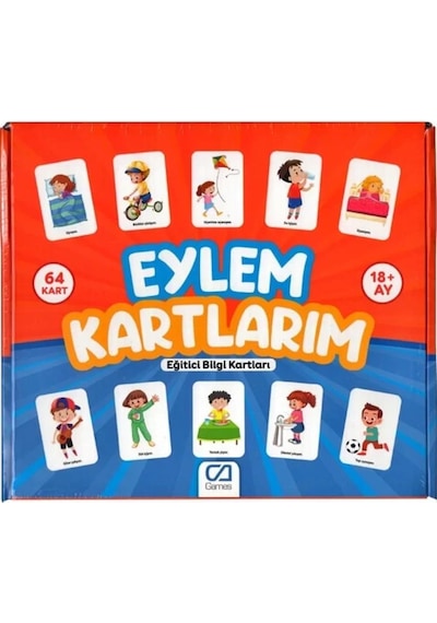 Ca Games Eylem Kartlarım Eğitici ve Öğretici Oyun Seti