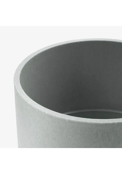 Sumuhome Nypon Dekoratif Plastik Saksı Gri 15 Cm