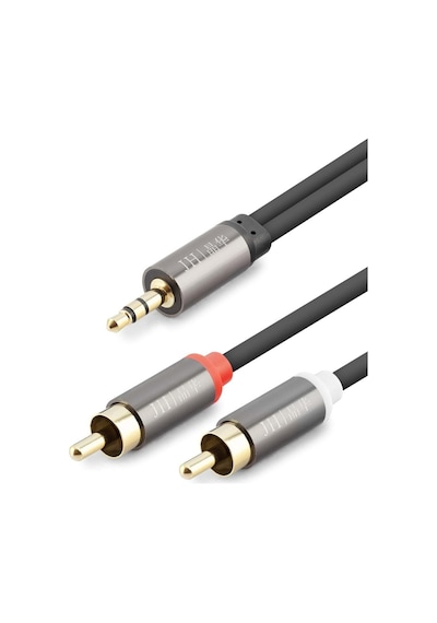 3.5 Mm To 2rca Kablo 2lıne Gold Siyah Hdx1068