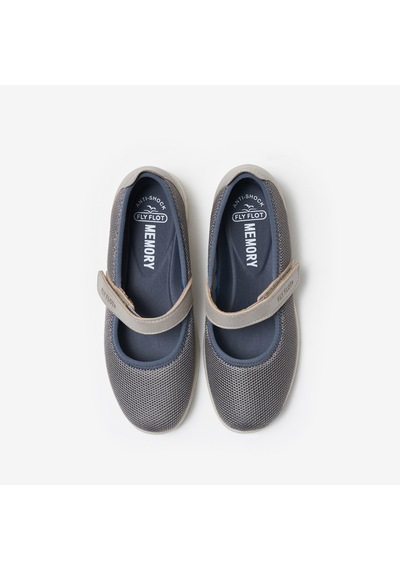 6012 Grey Babet Kadın 27 B87 Sx Carema Fly Flot Cloth Slipper Cloth